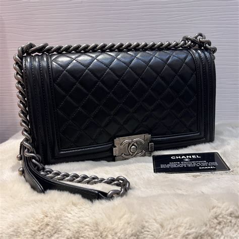 chanel boy 25荔枝皮